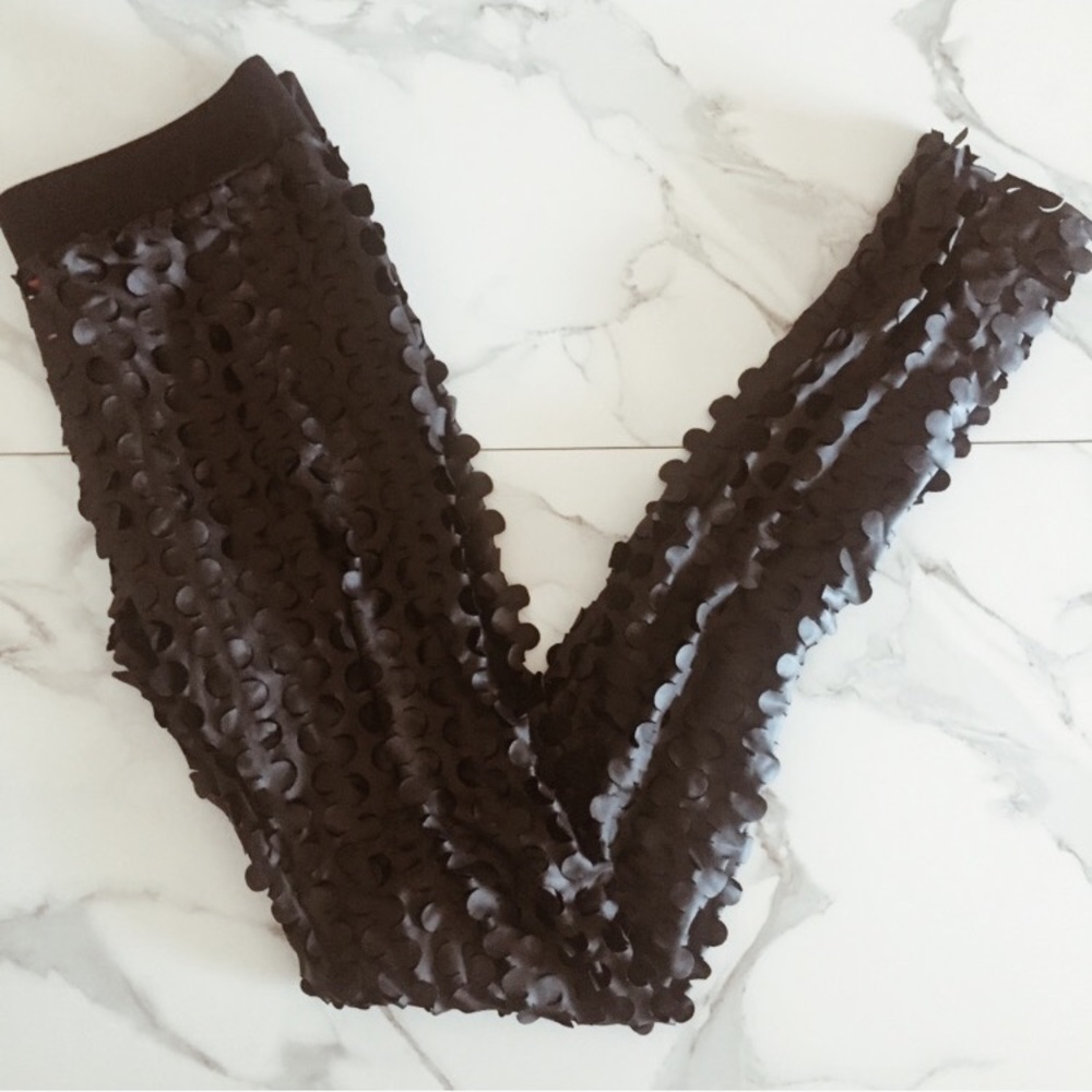 Topia Black Cutout Leggings